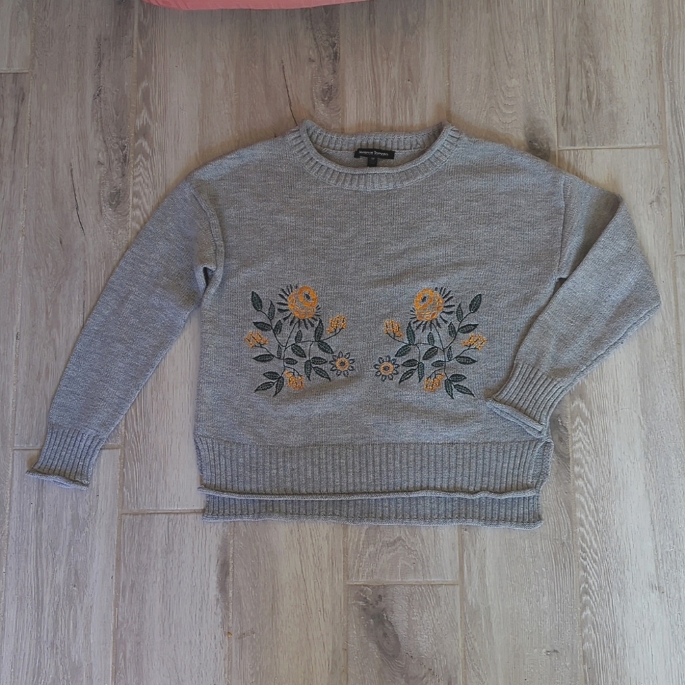 Embroidered sweater